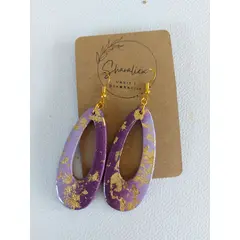 Ručno oslikane statement naušnice