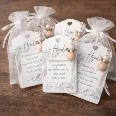 Drveni anđeo – zahvalnica / mali poklon (4 cm)