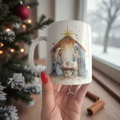 Božićna šalica Sveta Obitelj