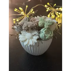 Mirisni aranžman u ručno izrađenoj posudi - M (10x7cm)