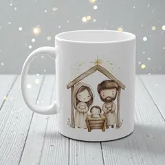 Božićna šalica Jaslice