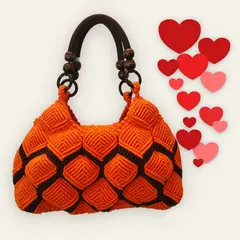 Velika makrame torba