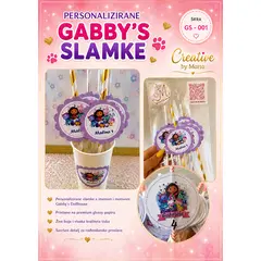 Personalizirane Gabby’s Dollhouse slamke GS - 001