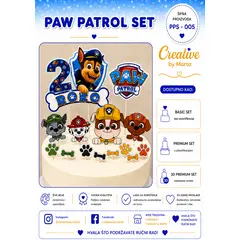 Paw Patrol set – Personalizirane dekoracije za tortu (PPS-005)