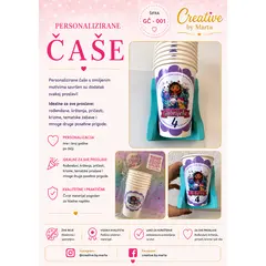 Personalizirane čaše – Gabby’s Dollhouse GČ - 001