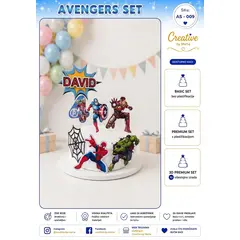 Avengers topperi za tortu AS-009