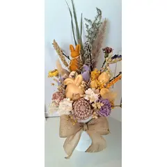 Uskrsni boho buket od svijeća