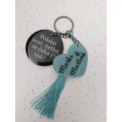 Privjesak, akril + epoxy