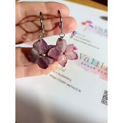 Naušnice sa hortenzijama