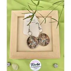 "Cvjetni Šapat" - naušnice od gline TonkArt