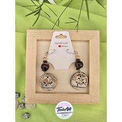 Zemljina pjesma - TonkArt naušnice od gline