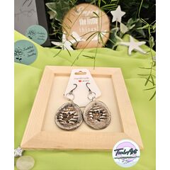 "Šapat šume" - naušnice od gline