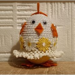 Jaje FIČ LADY (10-12 cm, stiropor, špaga)