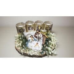 Adventski vijenac "Jaslice"