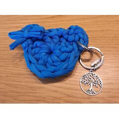Teddy bear privjesak za ključeve - plavi