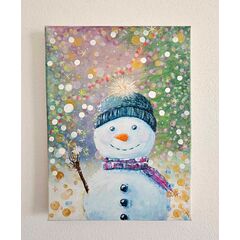 Akril na platnu "Čuvar pahulja" 30x40xcm