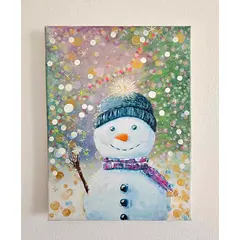 Akril na platnu "Čuvar pahulja" 30x40xcm