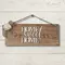 Personalizirana drvena viseća ploča za dom – Welcome / Home / Family, 2 image