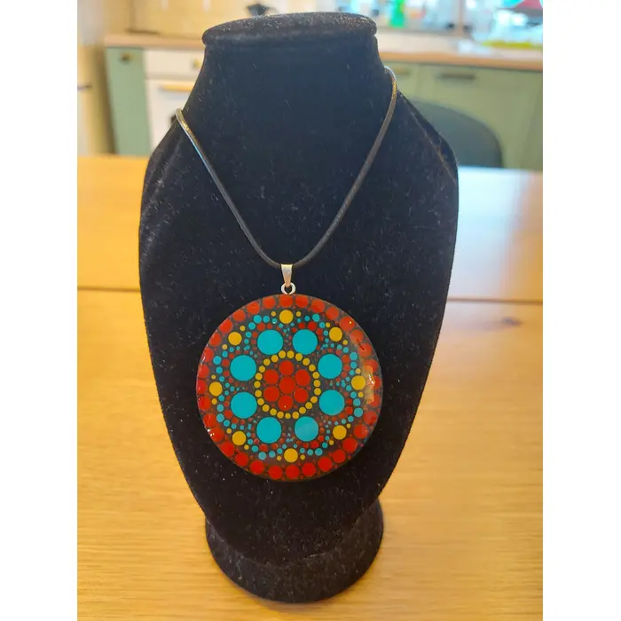 Mandala ogrlica 5 cm