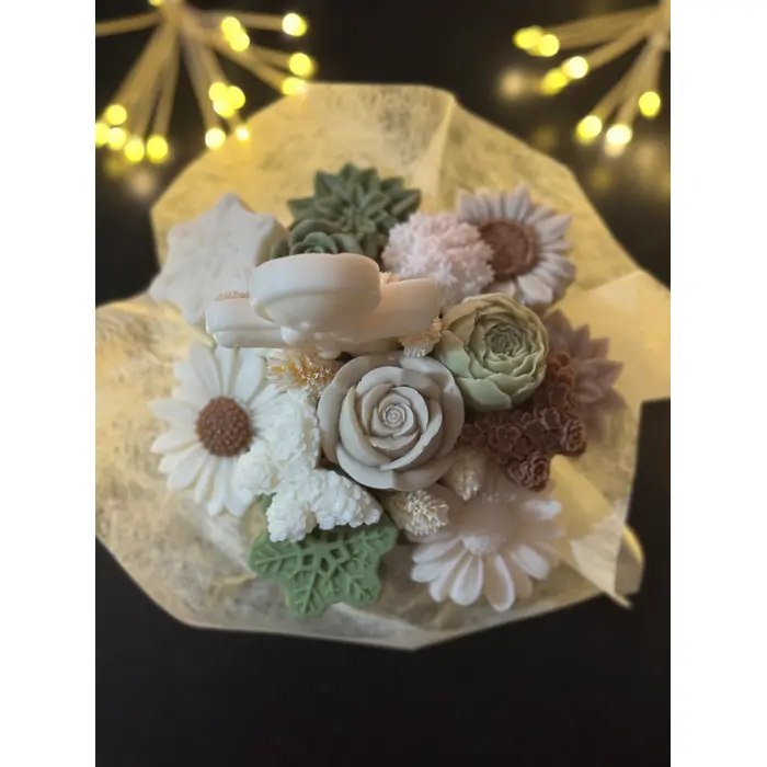 Mirisni Božić - aranžmani (razni) u ALU posudi 12x17cm, 2 image