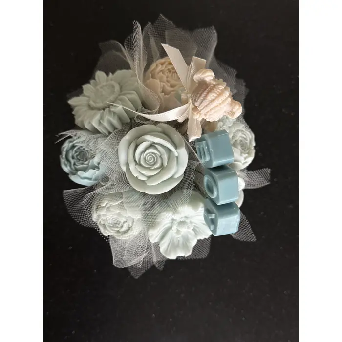 Mirisni aranžman u ručno izrađenoj posudi - M (10x7cm), 6 image