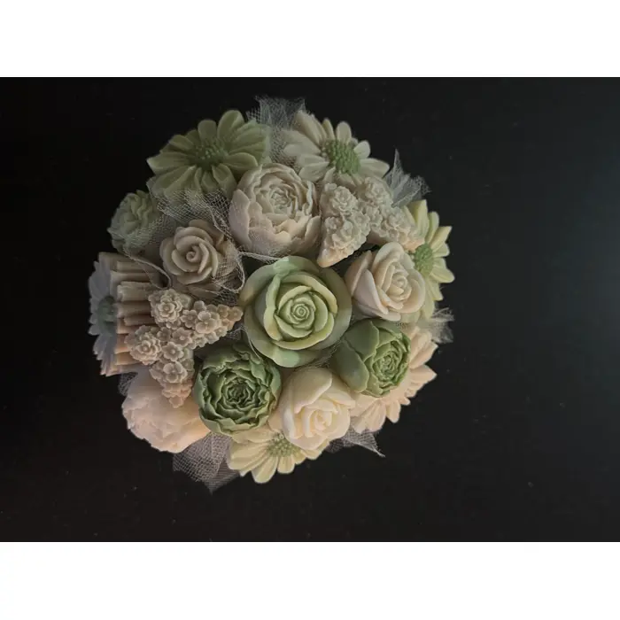 Mirisni aranžman u ručno izrađenoj posudi - M (10x7cm), 4 image