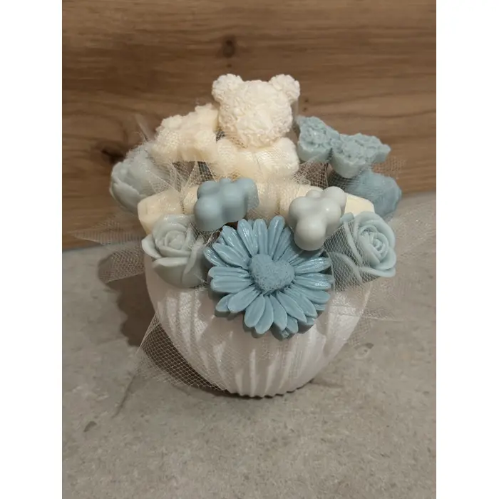 Mirisni aranžman u ručno izrađenoj posudi - M (10x7cm), 16 image