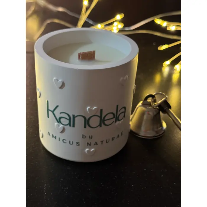 Mirisna svijeća u ručno izrađenoj posudi 190g, 3 image