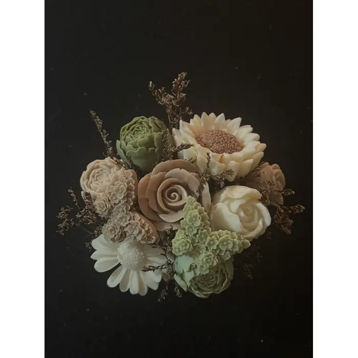 Mirisni aranžman u ručno izrađenoj posudi - M (10x7cm), 3 image