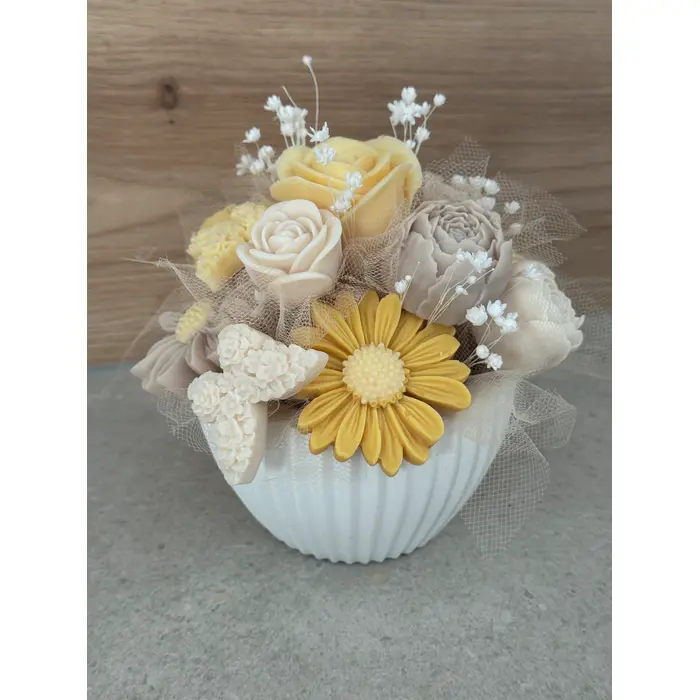 Mirisni aranžman u ručno izrađenoj posudi - M (10x7cm), 20 image