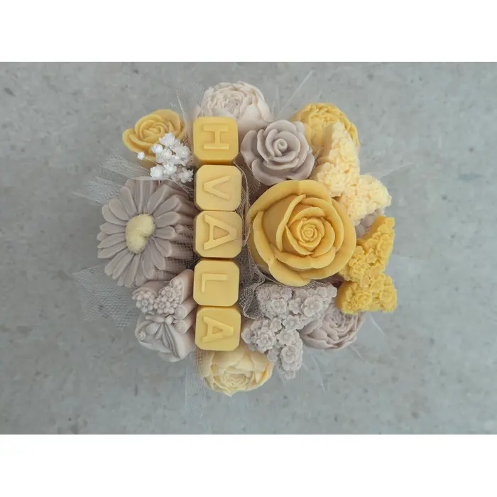 Mirisni aranžman u ručno izrađenoj posudi - M (10x7cm), 23 image