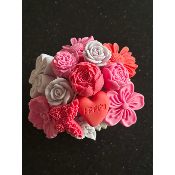 Mirisni aranžman u ručno izrađenoj posudi - M (10x7cm), 6 image