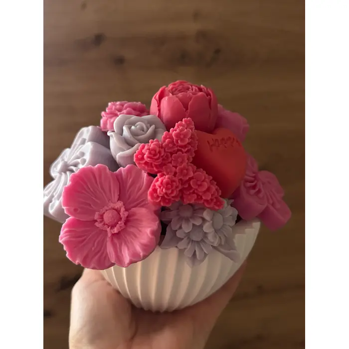 Mirisni aranžman u ručno izrađenoj posudi - M (10x7cm), 5 image