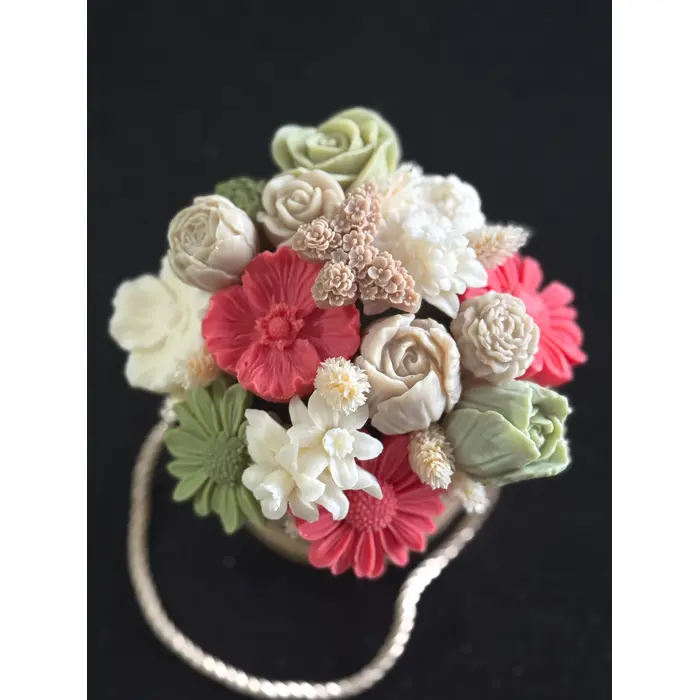 Mirisni aranžman od sojinog voska - za sve prigode - u kartonskoj posudi S, 6 image