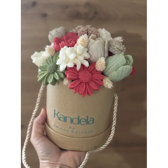 Mirisni aranžman od sojinog voska - za sve prigode - u kartonskoj posudi S, 5 image