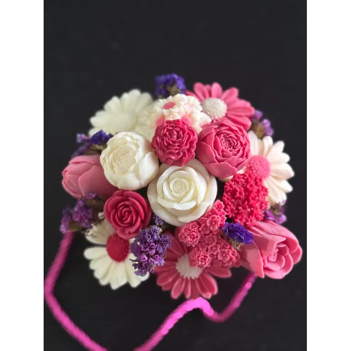 Mirisni aranžman od sojinog voska - za sve prigode - u kartonskoj posudi S, 4 image