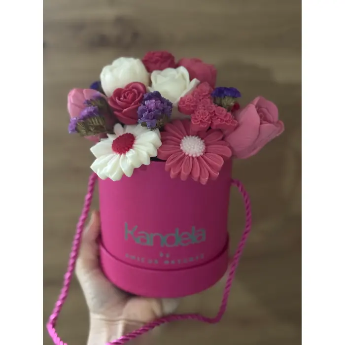 Mirisni aranžman od sojinog voska - za sve prigode - u kartonskoj posudi S, 3 image