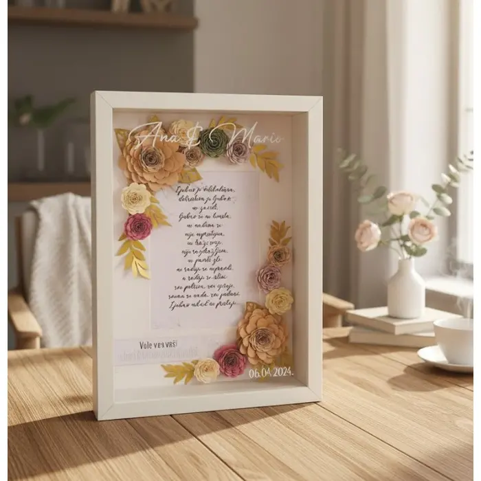 Duboki okvir za rođendane, vjenčanja i godišnjice