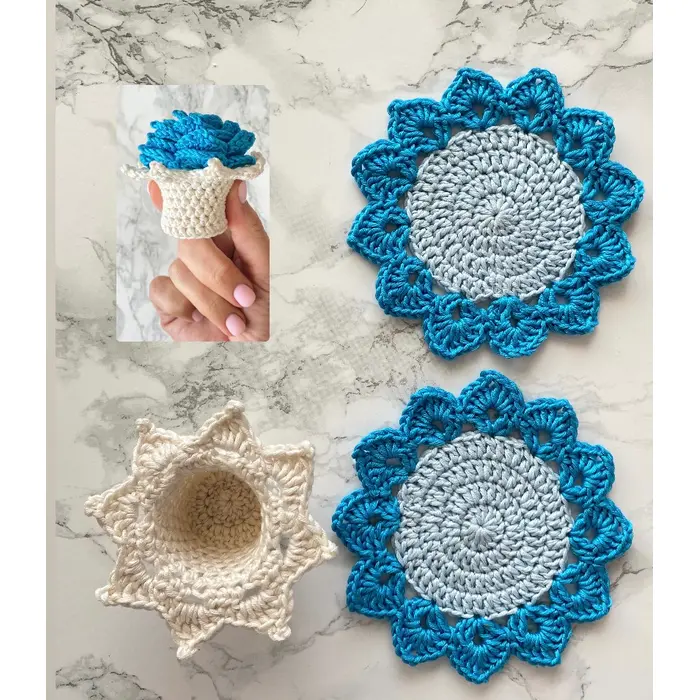 Cvjetni podmetači – buketić (set 2), 4 image