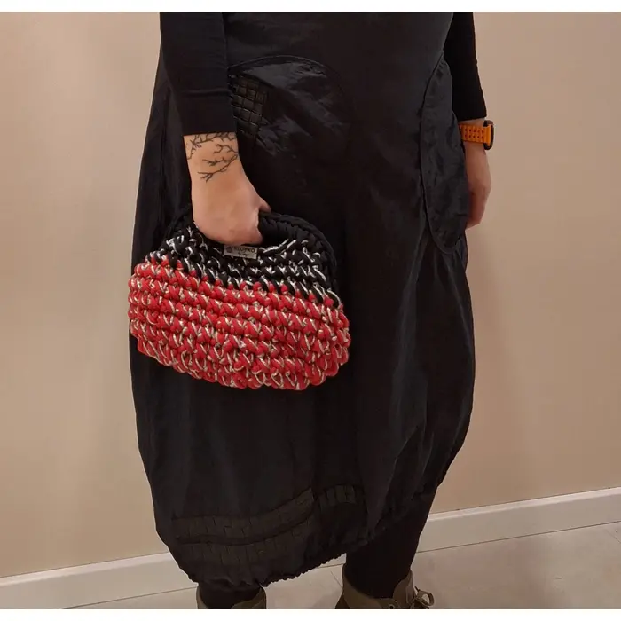 Handmade Clutch bag 20 cm, 2 image