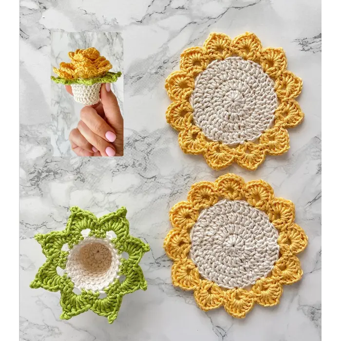 Cvjetni podmetači – buketić (set 2), 6 image