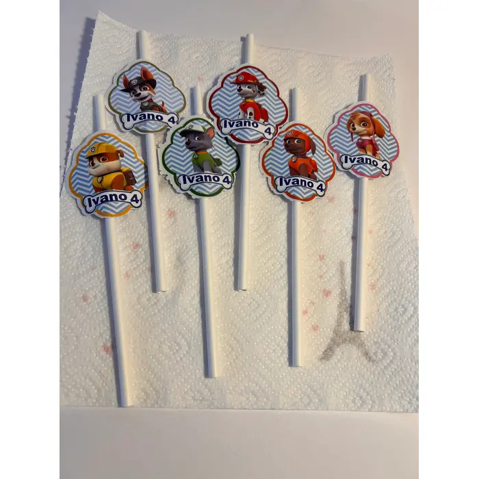 Personalizirane slamke s imenom – motiv po želji  PS - 002, 2 image