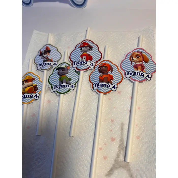 Personalizirane slamke s imenom – motiv po želji  PS - 002, 4 image