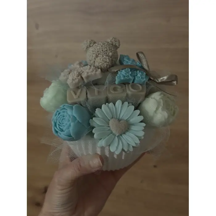 Mirisni aranžman u ručno izrađenoj posudi - M (10x7cm), 26 image