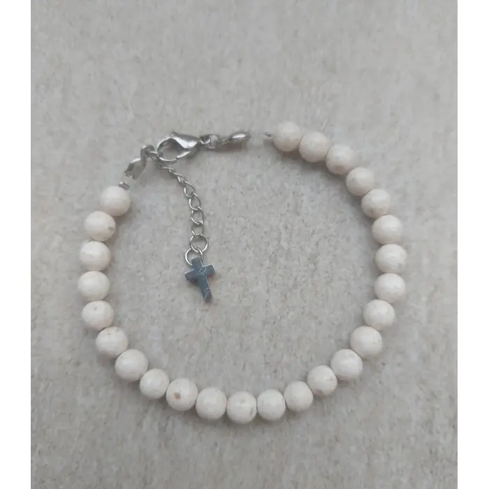 Ručno rađena narukvica od bračkog kamena, 2 image