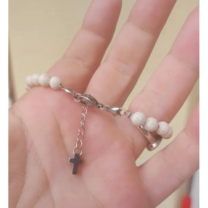 Ručno rađena narukvica od bračkog kamena, 5 image