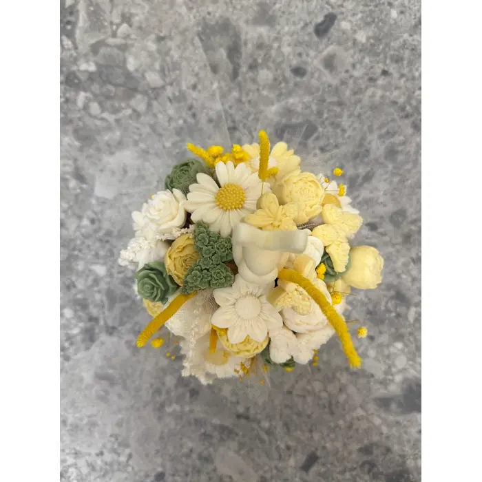 Mirisni aranžman od sojinog voska - Uskrs, 2 image