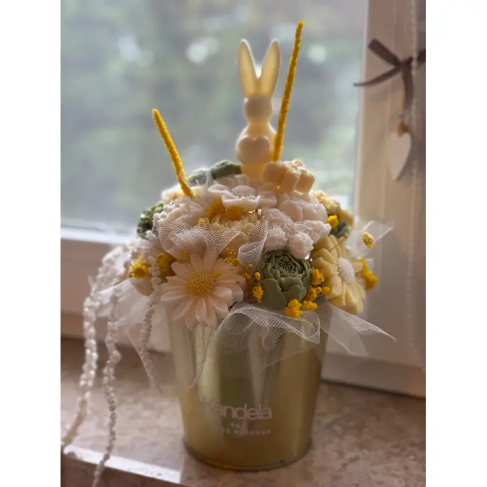 Mirisni aranžman od sojinog voska - Uskrs, 3 image