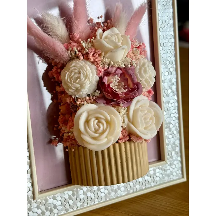 Cvjetni okvir s porukom – personalizirani (15x20), 2 image