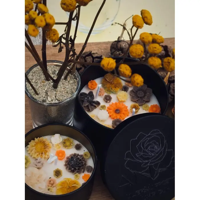 Mirisna cvjetna svijeća (sojin vosak), 2 image